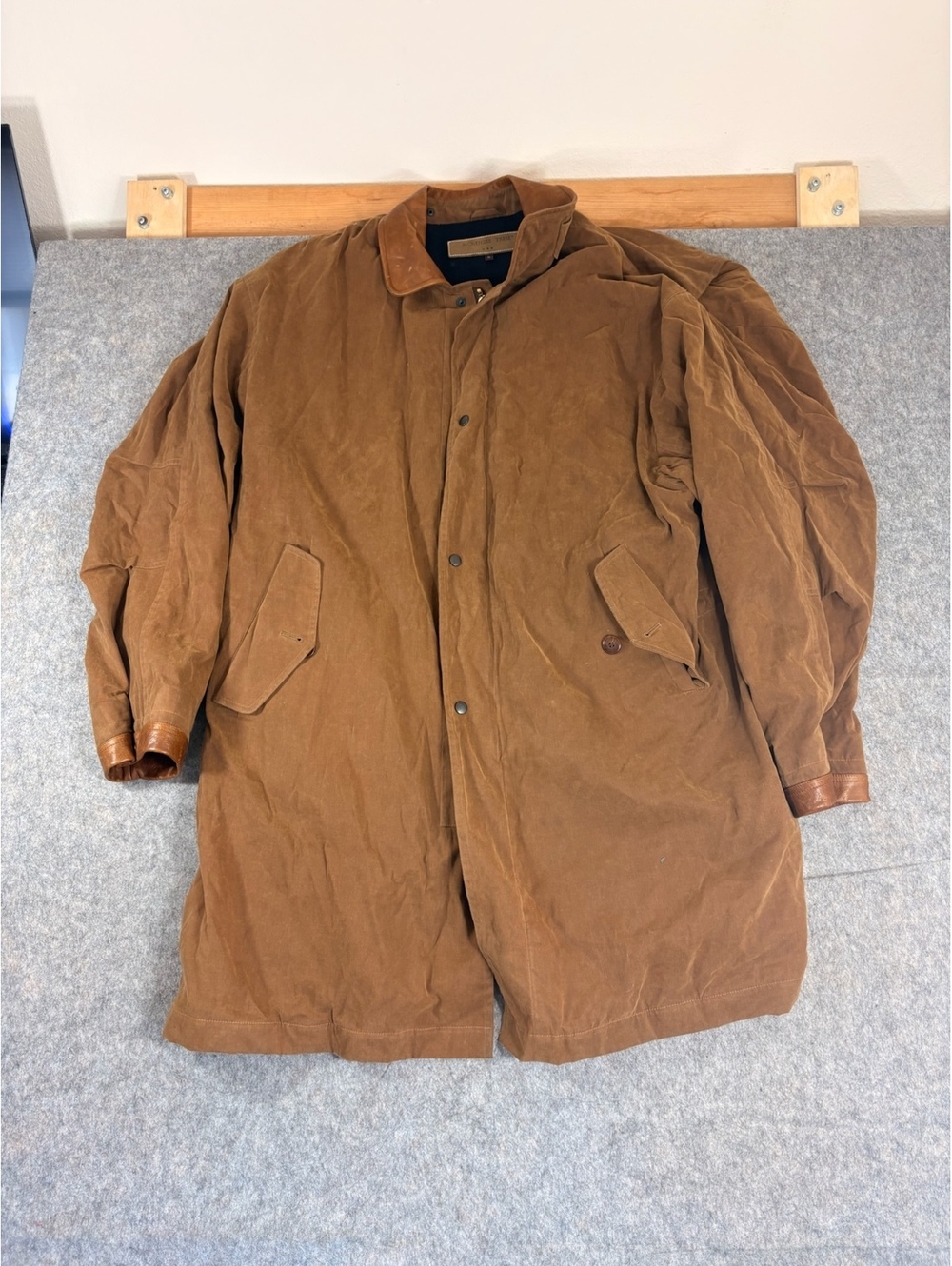 Vintage McKenzie Tribe Jacket Mens Extra Large 90s Trench Coat